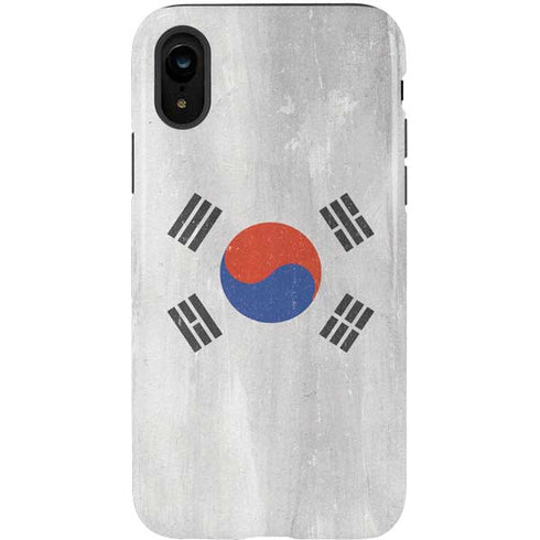 South Korean Flag Distressed iPhone XR Pro Case